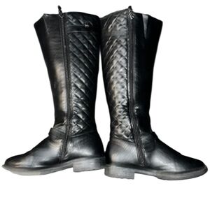 TOP Moda Black Quilted Winter Boots